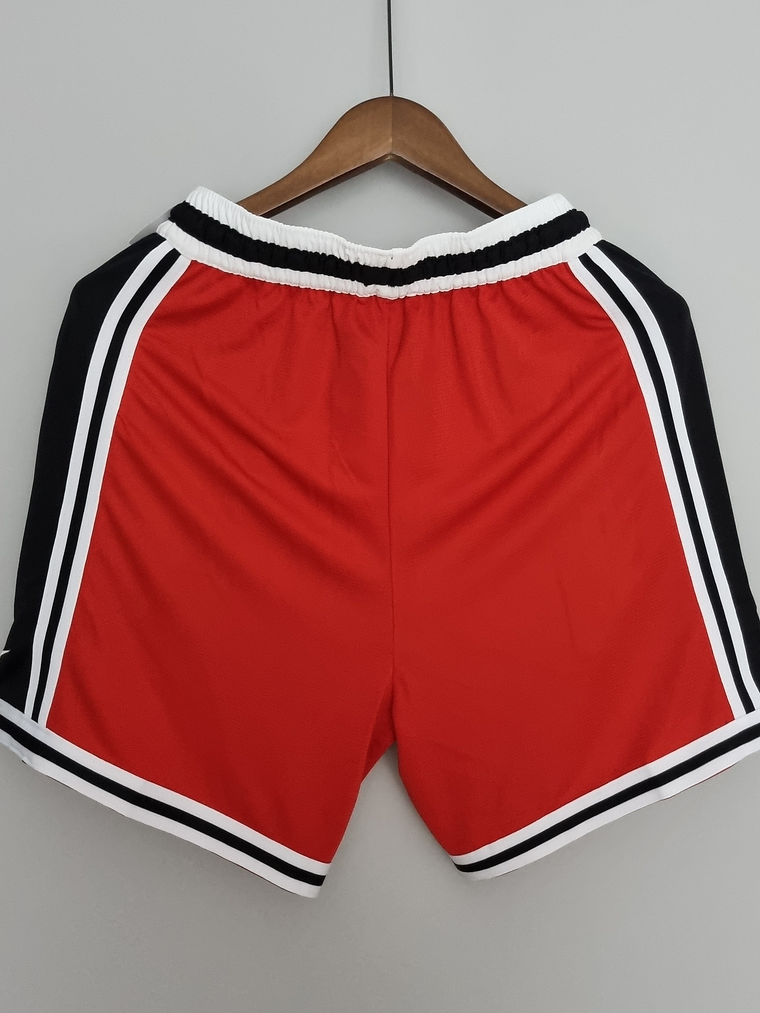 Shorts Chicago Bulls Black Red NBA 4