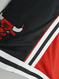 Shorts Chicago Bulls Black Red NBA - Thumbnail 6