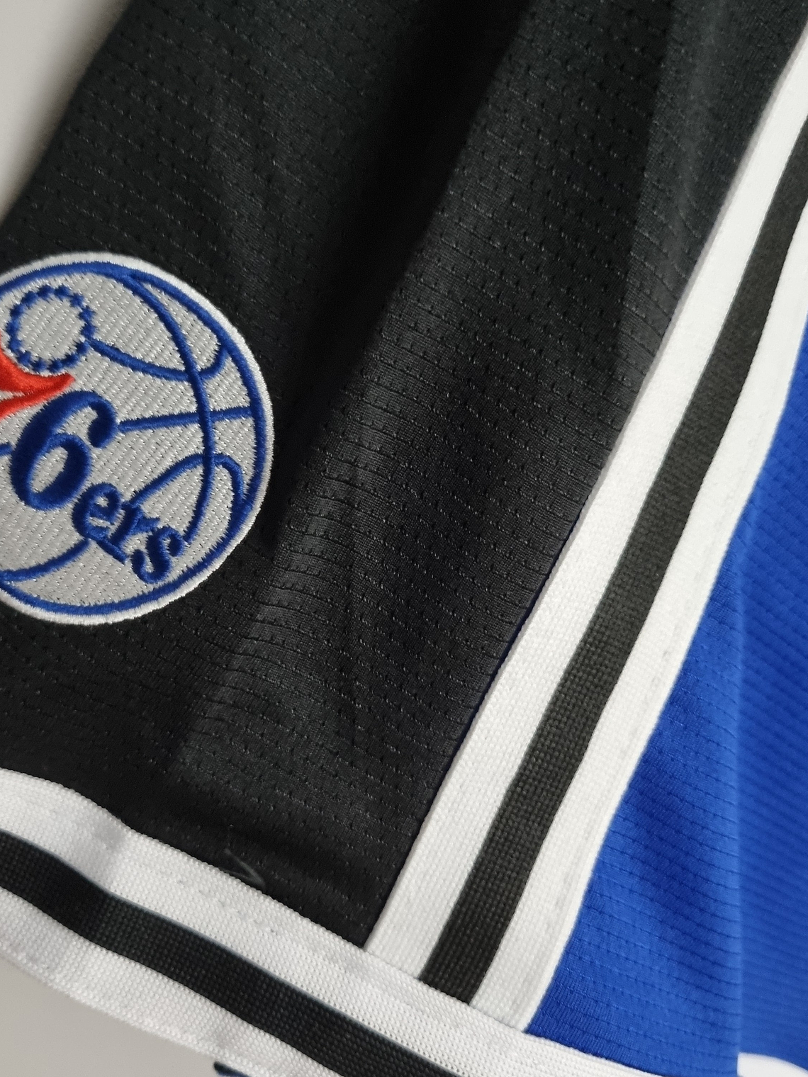 Shorts Philadelphia 76ers Blue Black NBA 4
