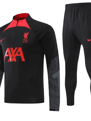 Conjunto de Treino Liverpool - Masculino - Preto