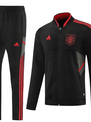 Agasalho de Viagem Manchester United - Masculino - Preto