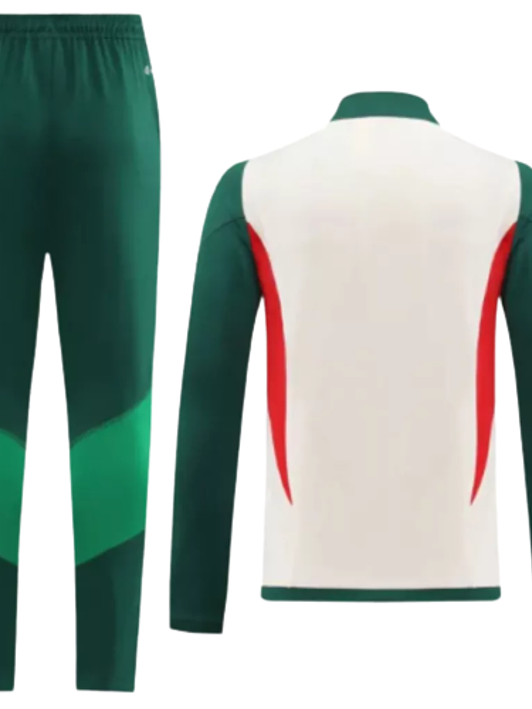 Conjunto de Treino Seleção México - Masculino - Beje e Verde 2