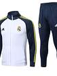Agasalho de Viagem Real Madrid - Masculino - Branco - Thumbnail 1