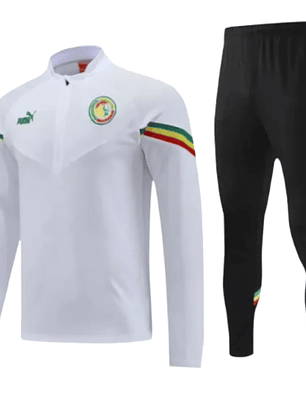 Conjunto de Treino Seleção Senegal - Masculino - Branco