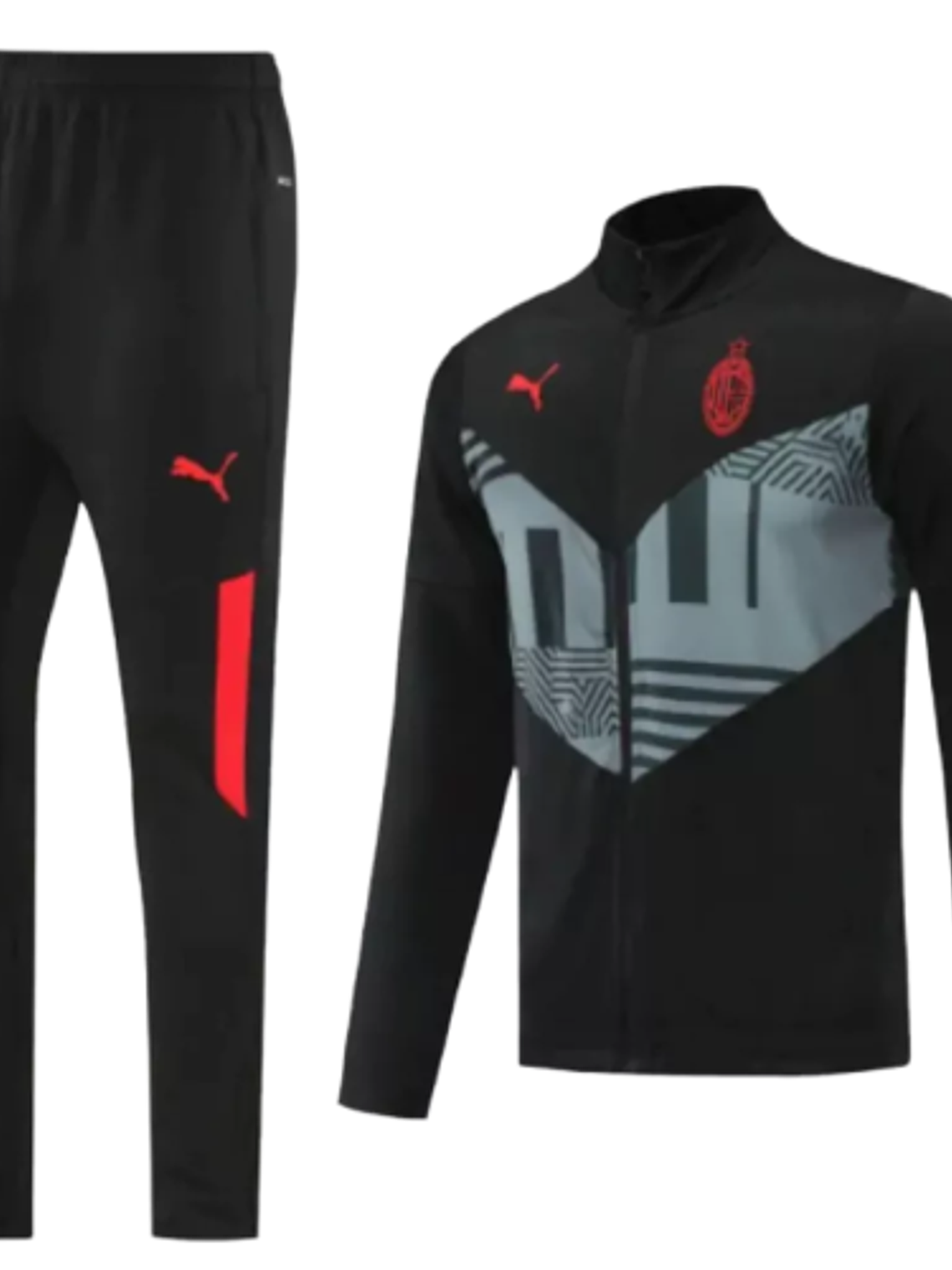 Agasalho de Viagem Milan - Masculino - Preto e Cinza 1