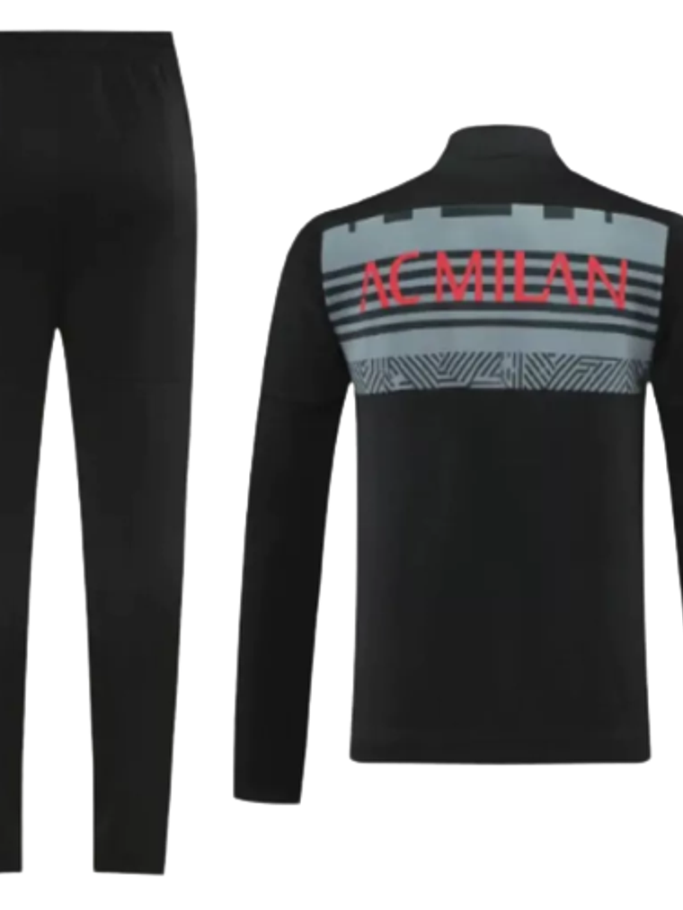 Agasalho de Viagem Milan - Masculino - Preto e Cinza 2