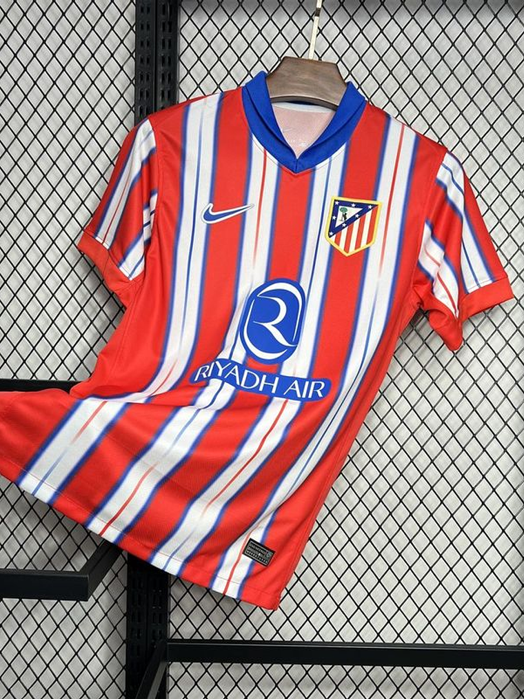 CAMISOLA DO ATLETICO DE MADRID 24/25 VERMELHO E BRANCO 1