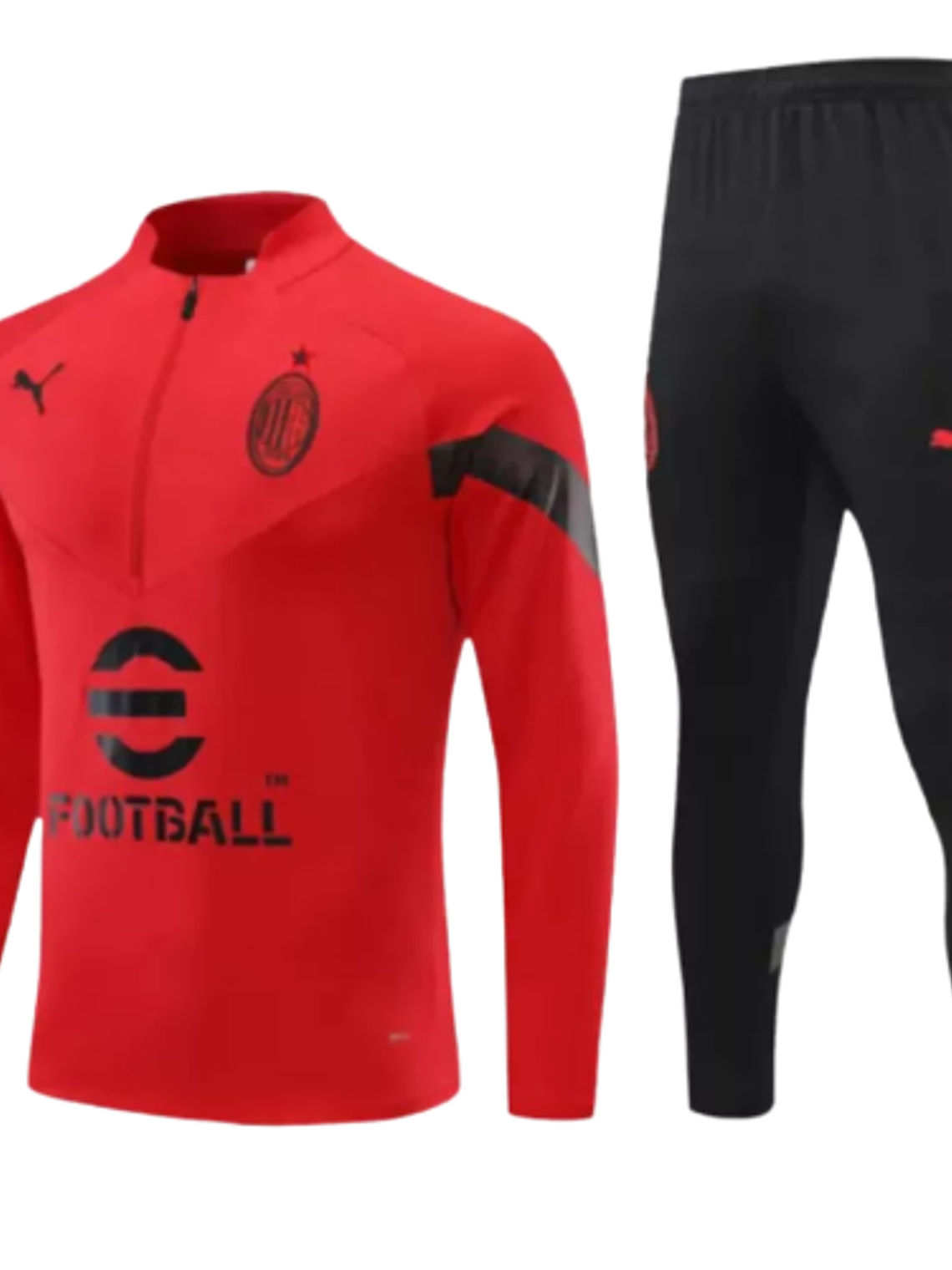 Conjunto de Treino Milan - Masculino - Vermelho 1