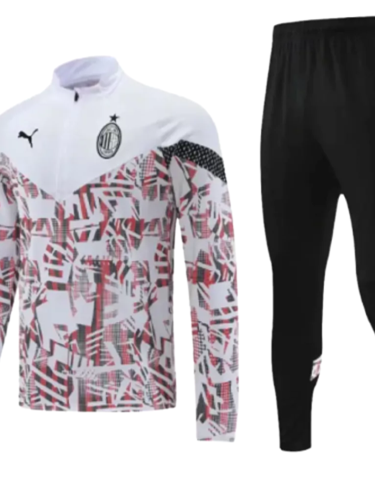 Agasalho de Viagem Milan - Masculino - Vermelho e Branco 1