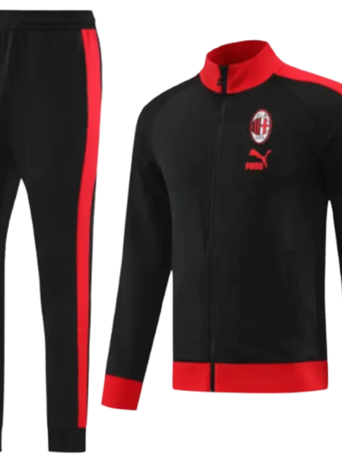 Agasalho de Viagem Milan - Masculino - Preto e Vermelho 1