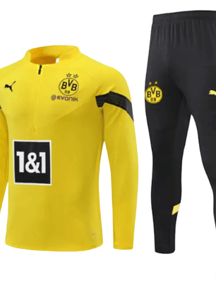 Conjunto de Treino Borussia Dortmund - Masculino - Amarelo