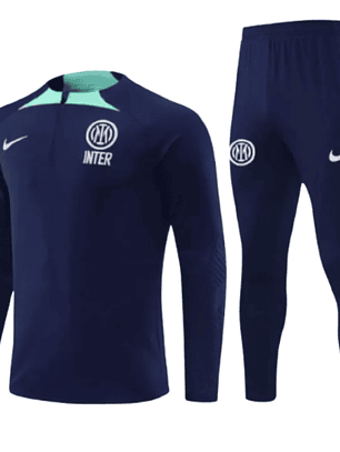 Conjunto de Treino Inter de Milão - Masculino - Azul
