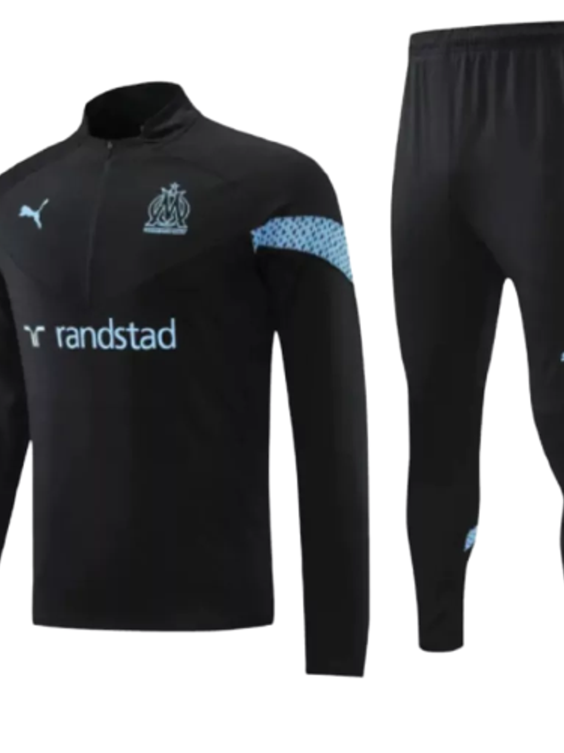 Conjunto de Treino Olympique de Marseille - Masculino - Preto 1