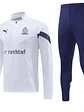 Conjunto de Treino Olympique de Marseille - Masculino - Branco - Thumbnail 1