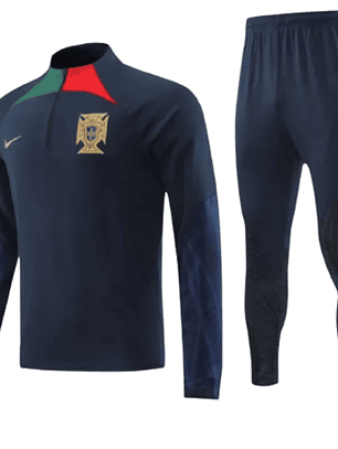 Conjunto de Treino Seleção Portugal - Masculino - Azul