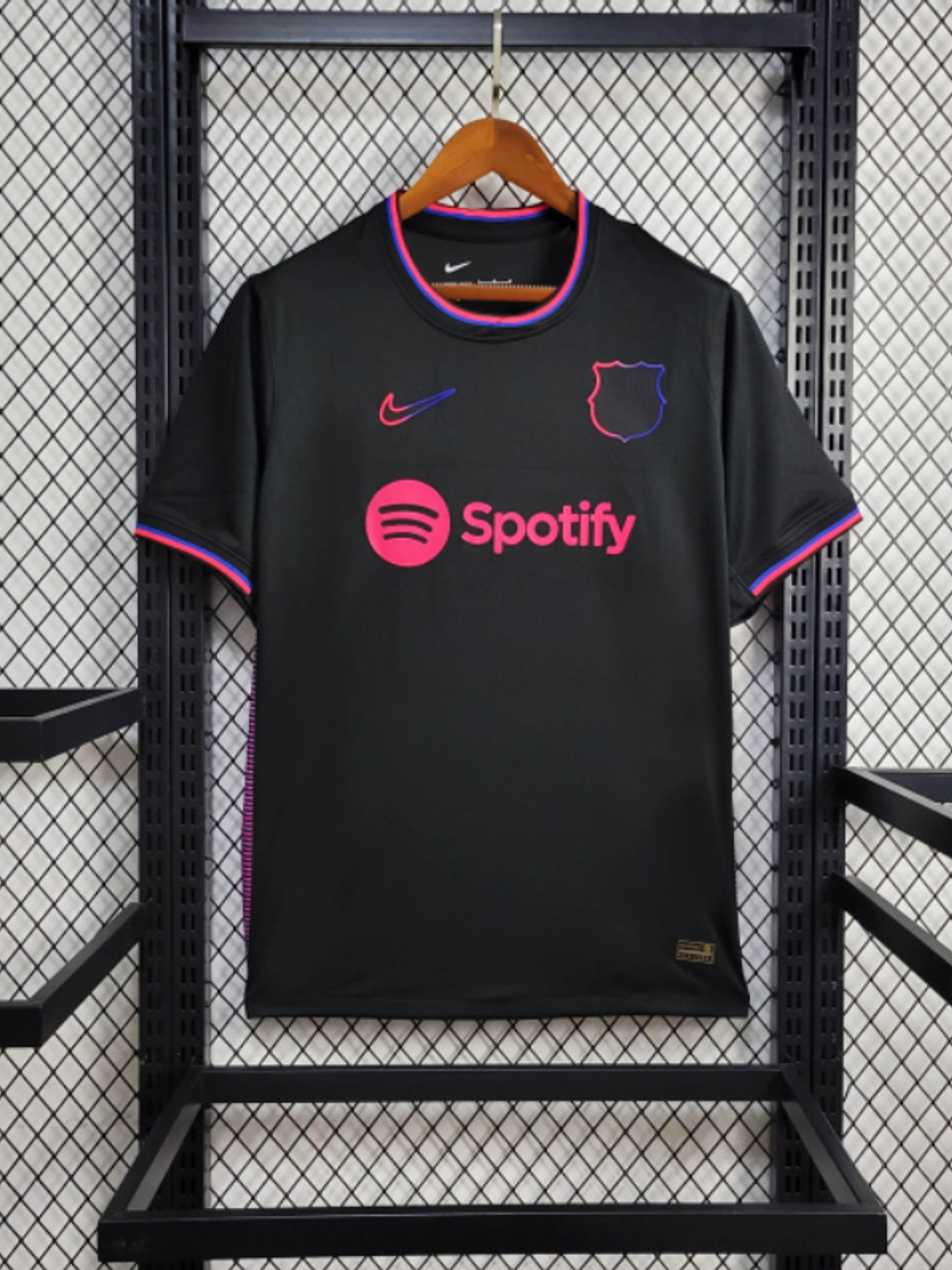 CAMISOLA DO BARCELONA 24/25 PRETO EDIÇÃO ESPECIAL 1