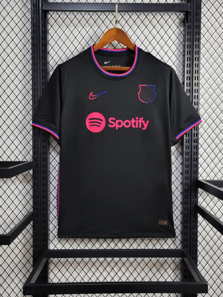 CAMISOLA DO BARCELONA 24/25 PRETO EDIÇÃO ESPECIAL 1