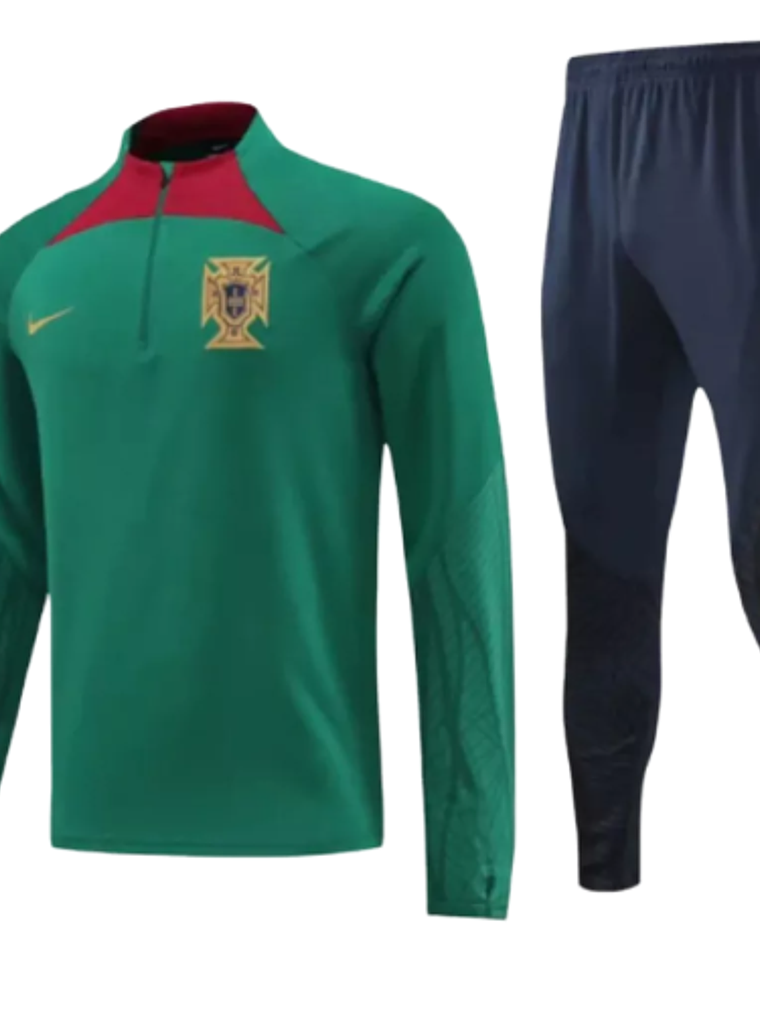 Conjunto de Treino Seleção Portugal - Masculino - Verde 1