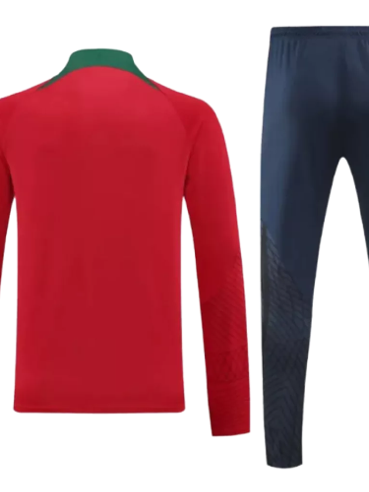 Conjunto de Treino Seleção Portugal - Masculino - Vermelho 2