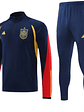 Conjunto de Treino Seleção Espanha - Masculino - Azul Marinho - Thumbnail 1