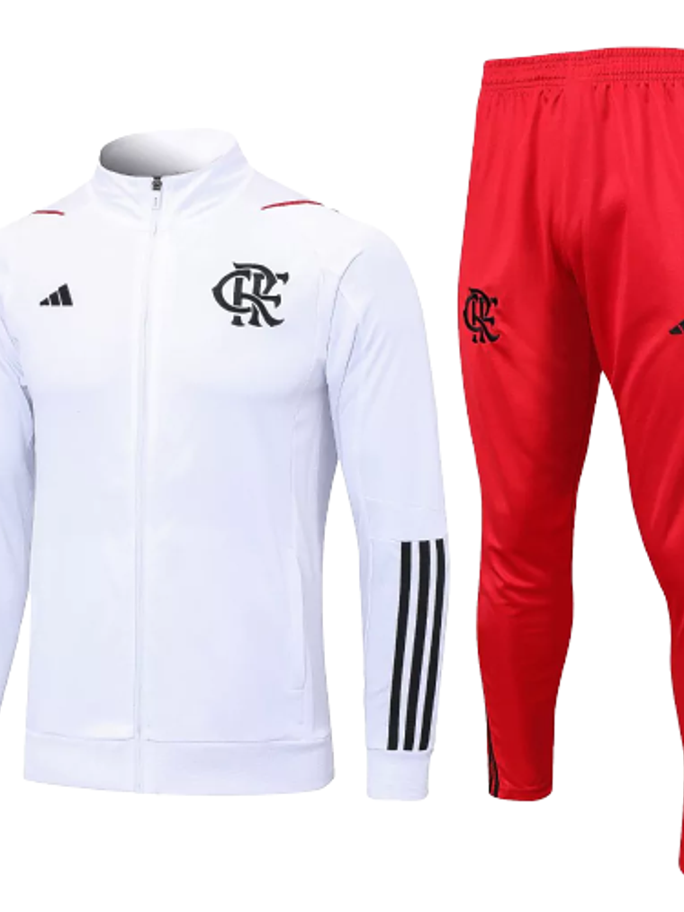 Agasalho de Viagem Flamengo - Masculino - Branco 1