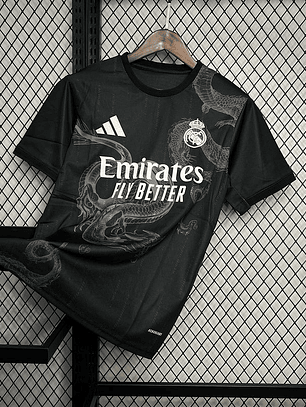 CAMISOLA DO REAL MADRID 24/25 DRAGÃO NEGRO