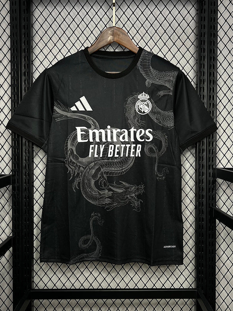CAMISOLA DO REAL MADRID 24/25 DRAGÃO NEGRO 2