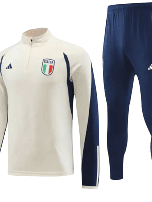 Conjunto de Treino Seleção Itália - Masculino - Beje