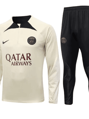 Conjunto de Treino PSG - Masculino - Beje