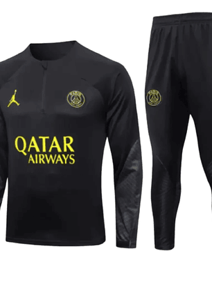 Conjunto de Treino PSG - Masculino - Preto