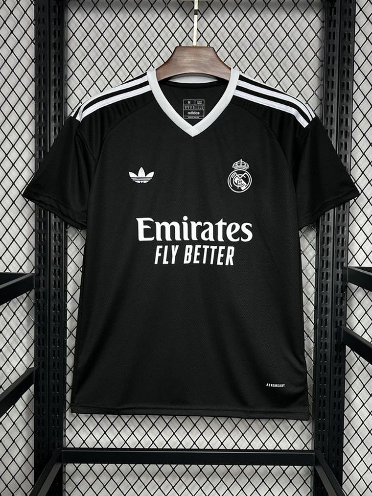 CAMISOLA DO REAL MADRID 24/25 PRETO TREINO 2