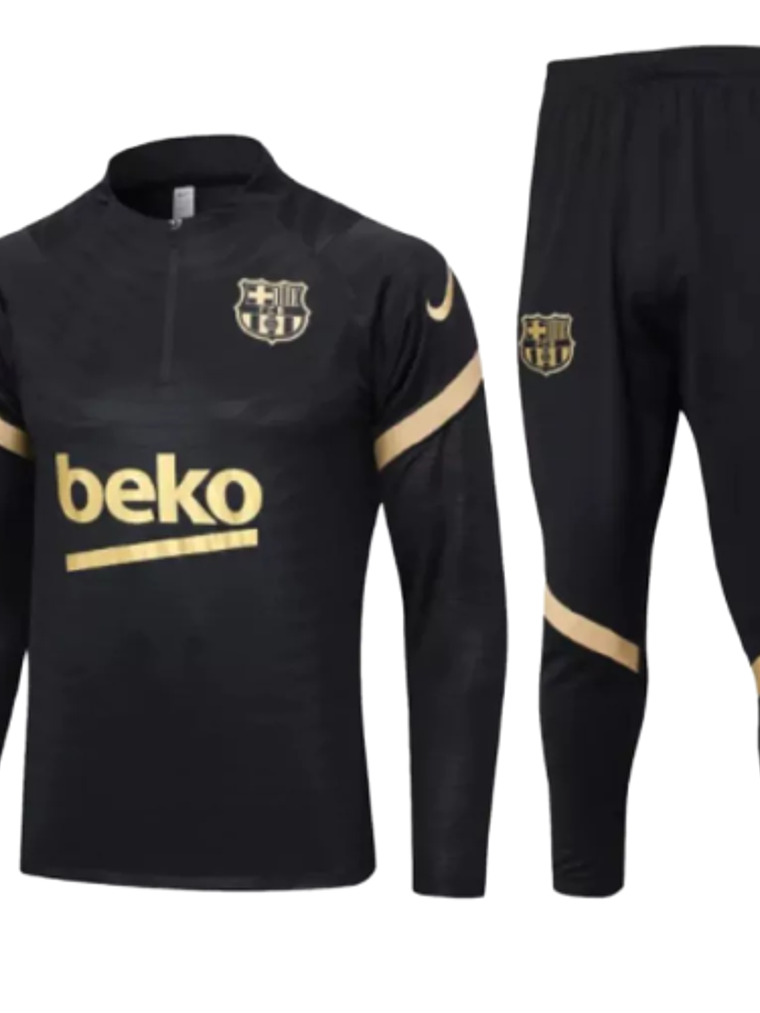 Conjunto de Treino Barcelona - Masculino - Preto 1