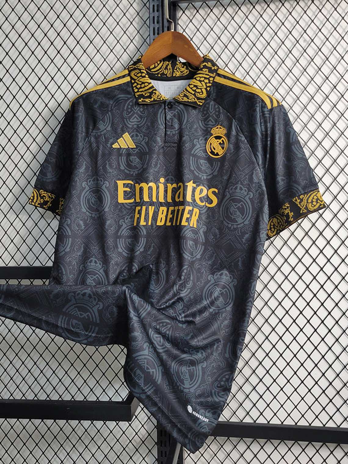 CAMISOLA DO REAL MADRID 23/24 PRETO CONCEITO 1