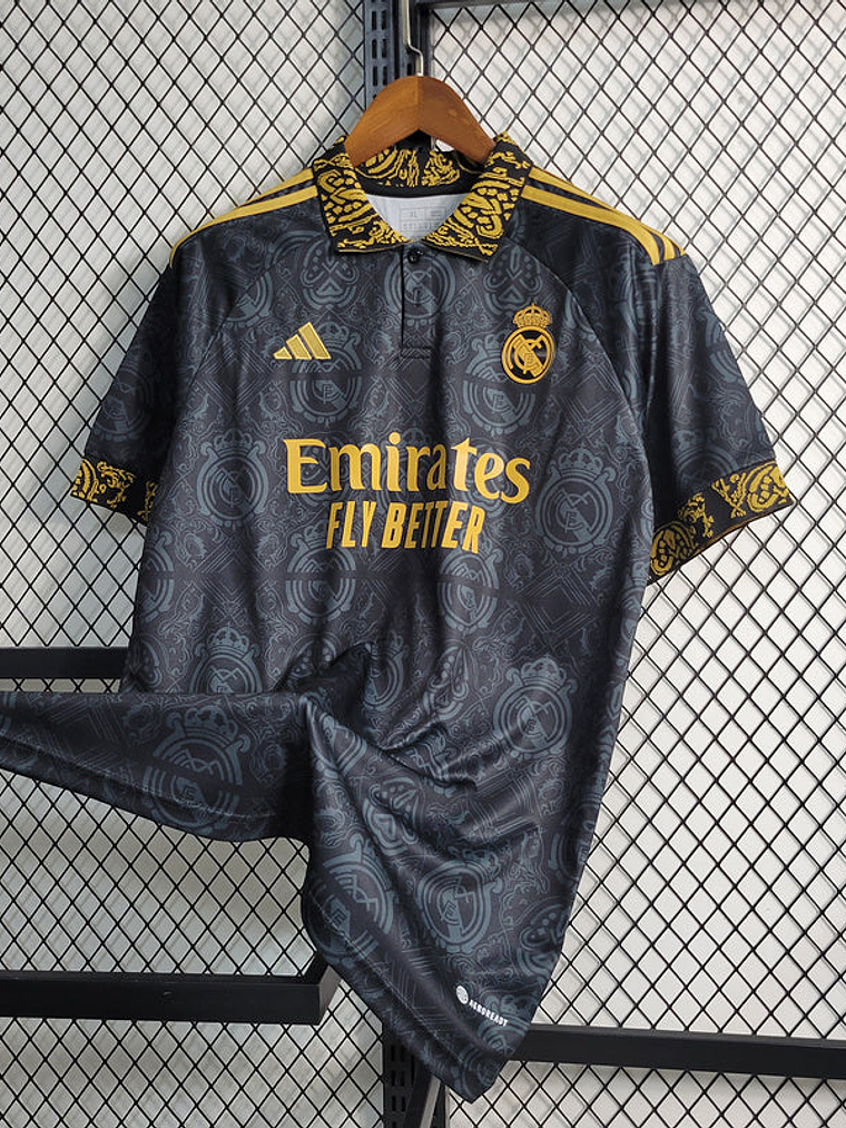 CAMISOLA DO REAL MADRID 23/24 PRETO CONCEITO 1