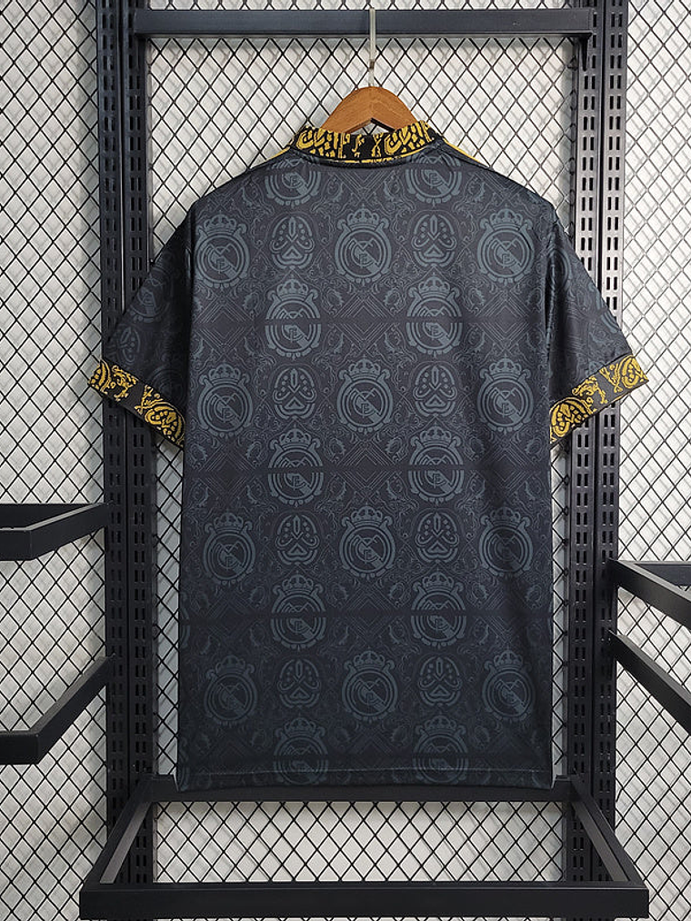 CAMISOLA DO REAL MADRID 23/24 PRETO CONCEITO 3