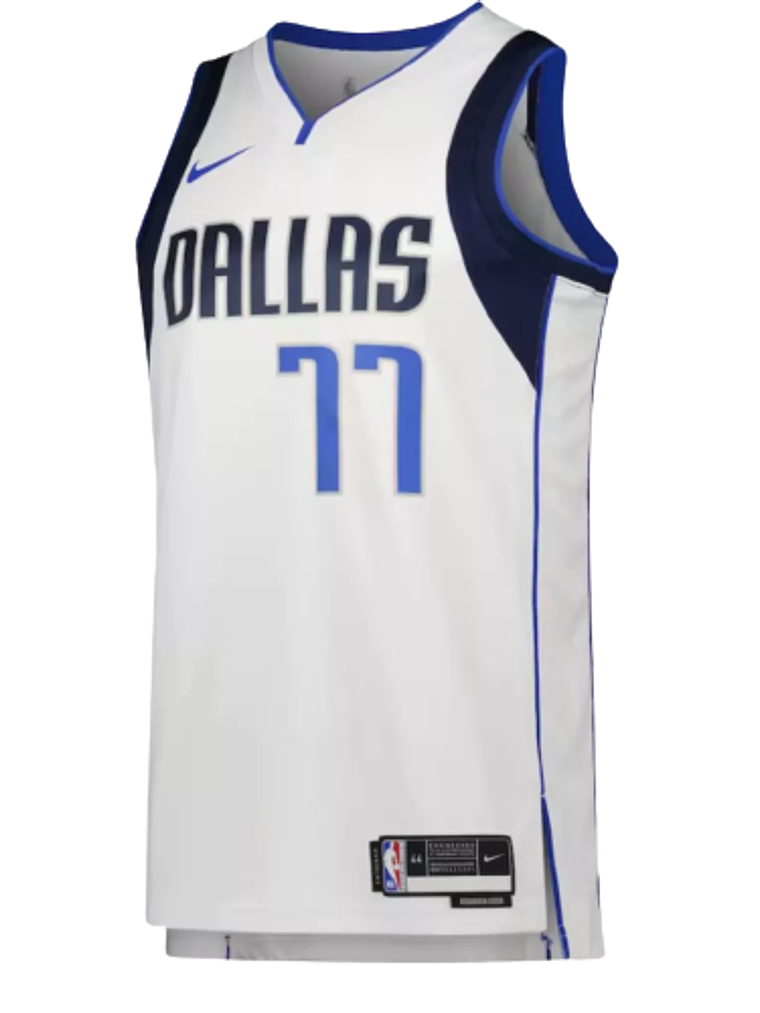 Regata Dallas Mavericks - Luka Doncic - 2022/23 Swingman Jersey - Branca 1
