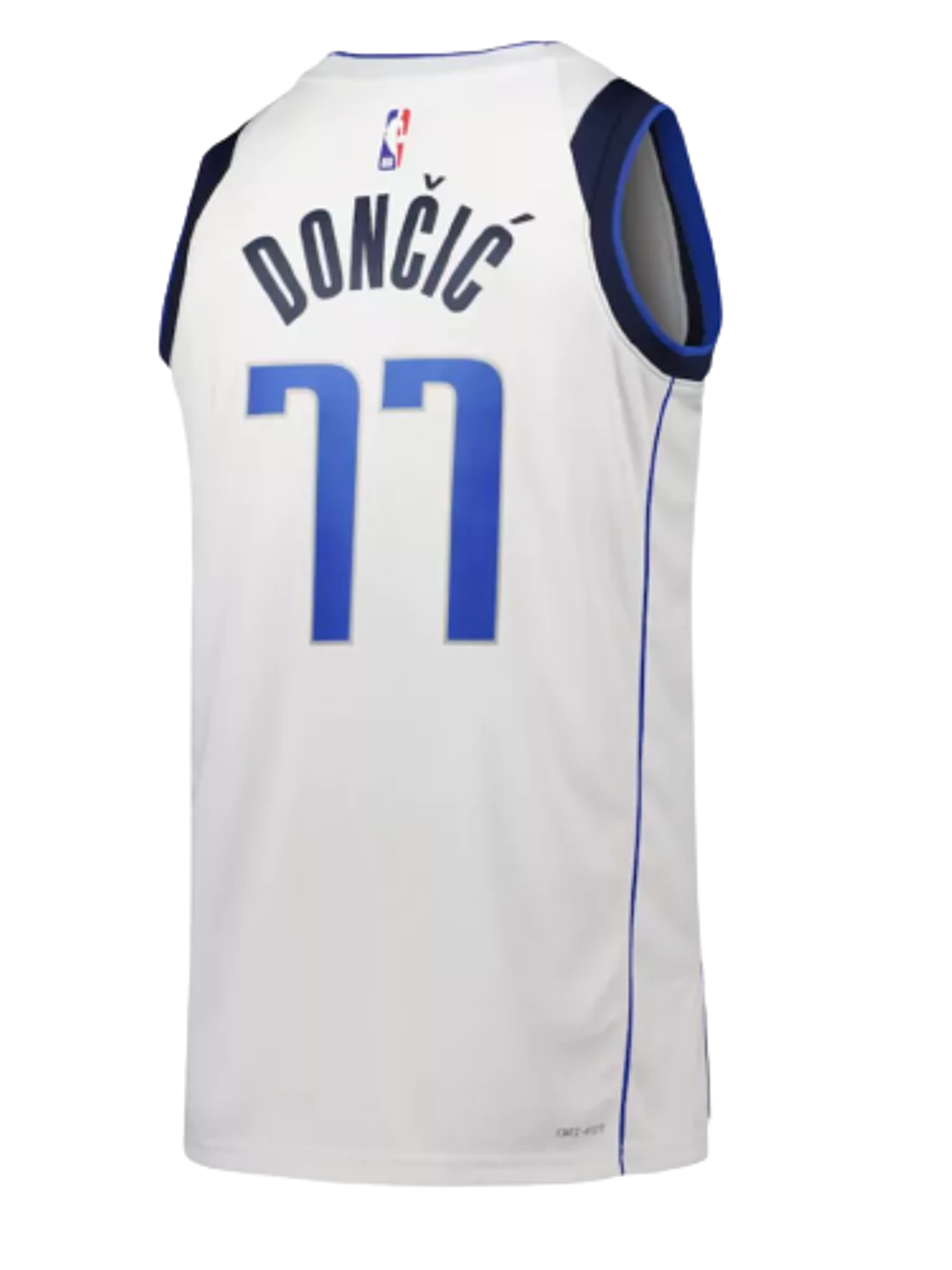 Regata Dallas Mavericks - Luka Doncic - 2022/23 Swingman Jersey - Branca 2