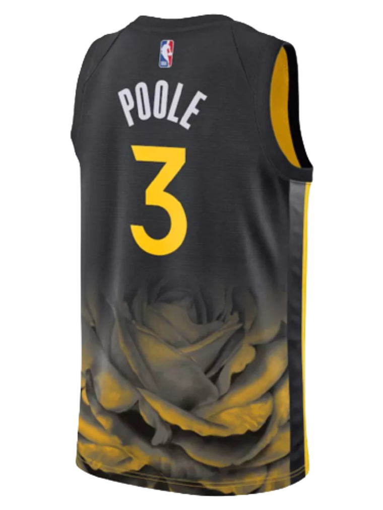 Regata Golden State Warriors -Jordan Poole - 2022/23 City Edition - Preta 2