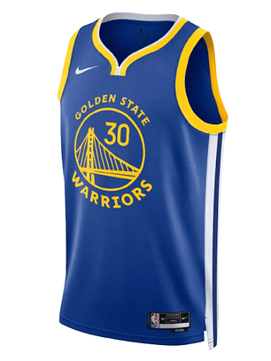 Regata Golden State Warriors -Stephen Curry- 2022/23 Swingman Jersey -Azul