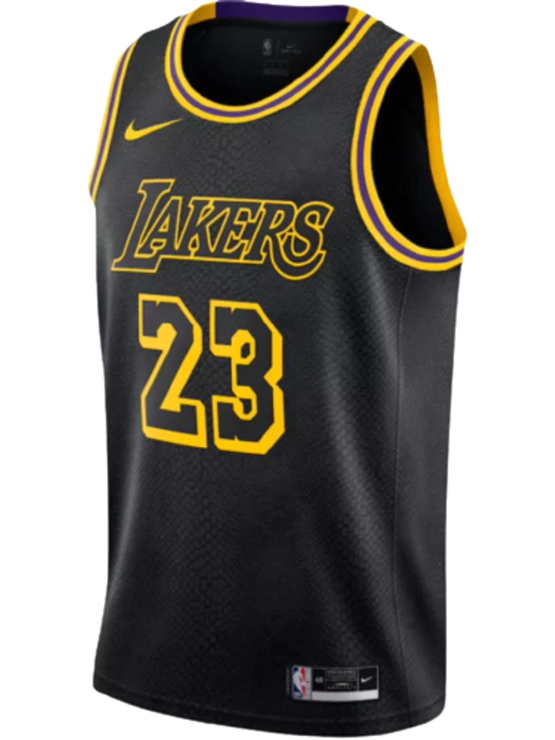 Regata Los Angeles Lakers- LeBron James 2022/23 City Edition - Preta 1