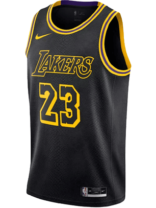 Regata Los Angeles Lakers- LeBron James 2022/23 City Edition - Preta