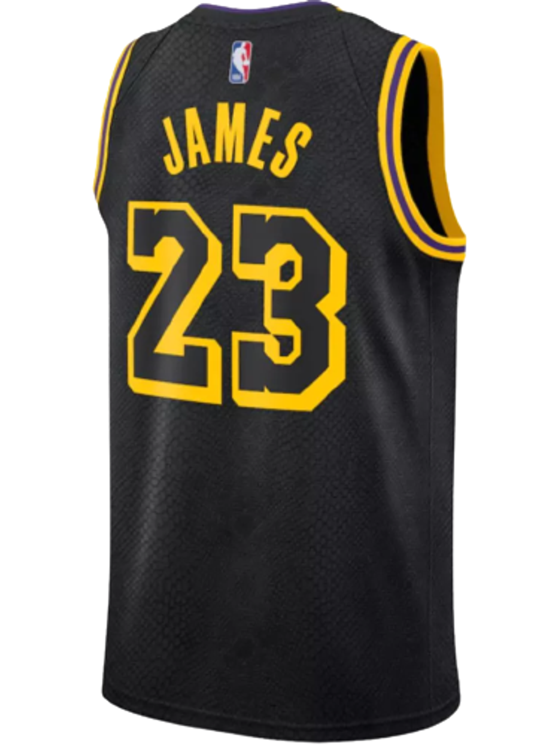Regata Los Angeles Lakers- LeBron James 2022/23 City Edition - Preta 2