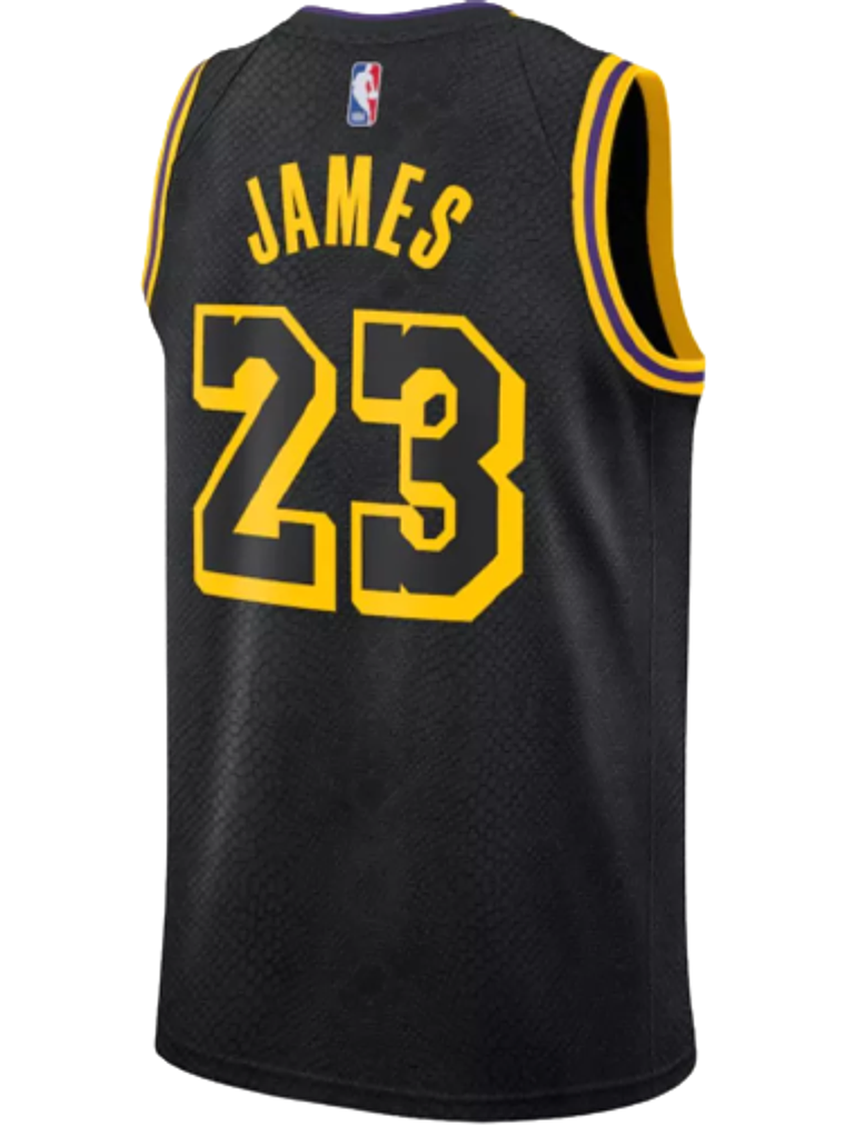 Regata Los Angeles Lakers- LeBron James 2022/23 City Edition - Preta 2