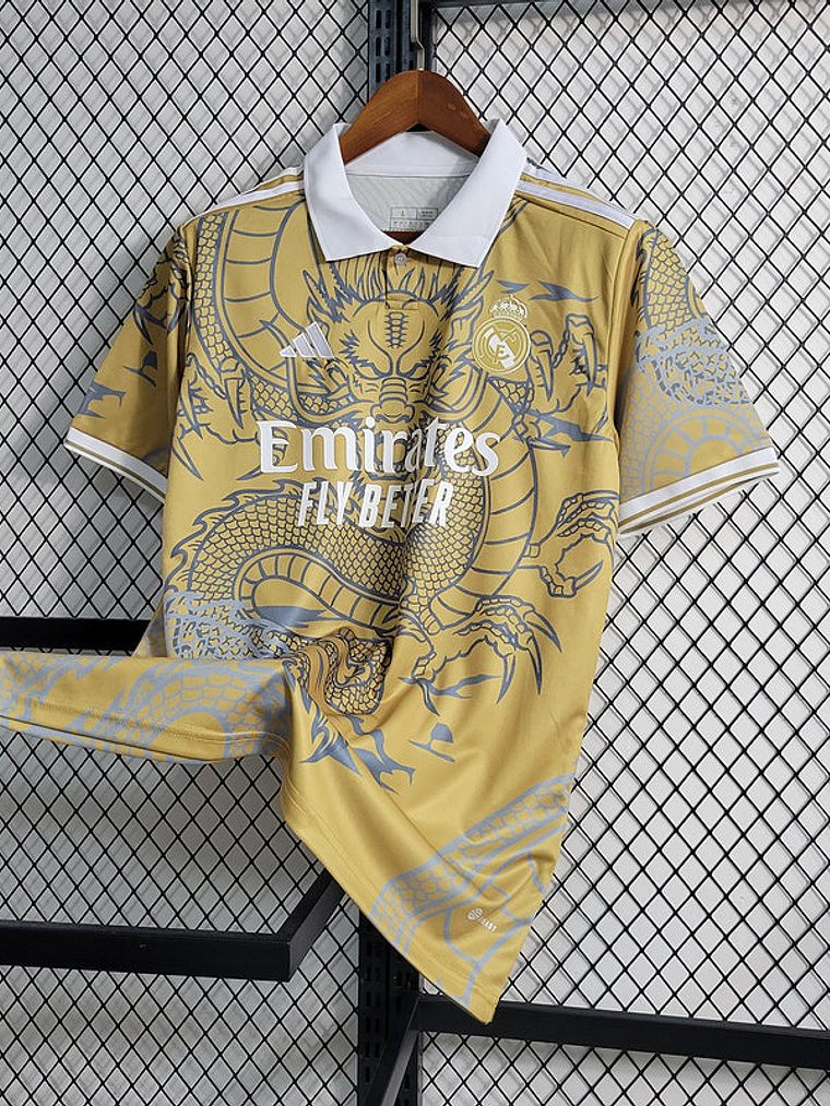 CAMISOLA DO REAL MADRID 23/24 DRAGÃO DOURADO 1