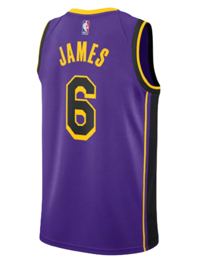 Regata Los Angeles Lakers- LeBron James 2022/23 Swingman Jersey - Roxa 2