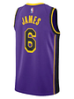 Regata Los Angeles Lakers- LeBron James 2022/23 Swingman Jersey - Roxa - Thumbnail 2
