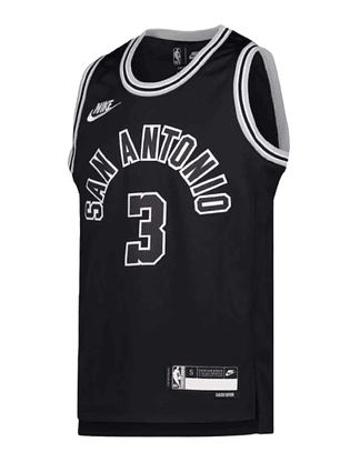 Regata San Antonio Spurs - Keldon Johnson- 2022/23 Swingman Jersey - Preto