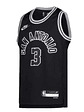 Regata San Antonio Spurs - Keldon Johnson- 2022/23 Swingman Jersey - Preto - Thumbnail 1