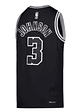 Regata San Antonio Spurs - Keldon Johnson- 2022/23 Swingman Jersey - Preto - Thumbnail 2
