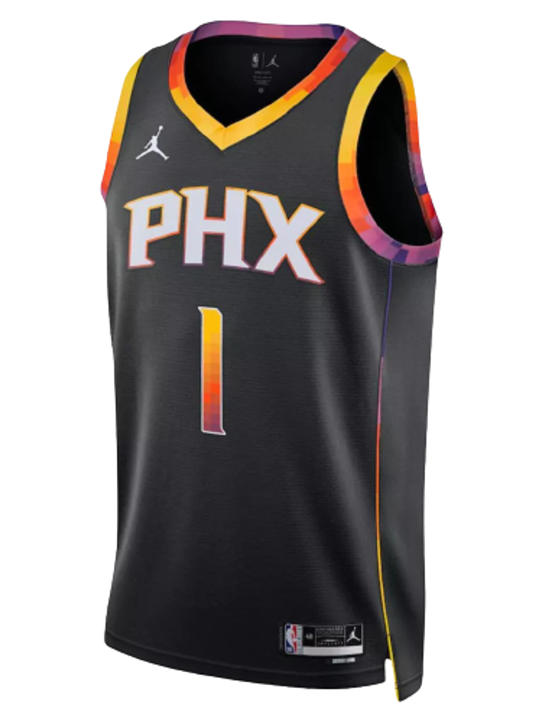 Regata Phoenix Suns- Devin Booker - 2022/23 City Edition - Preta 1